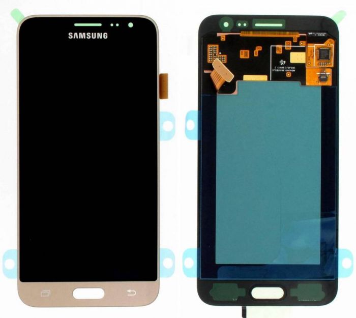 Display Lcd Schermo Per Samsung Galaxy J3 (2016) Sm-J320F Oro Gh97-18748B Gh97-18414B